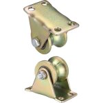 Zvd - 2 pi�ces poulie de levage mouflage, roulette � rainure en u, roulette de levage, roue gorge poulies ...