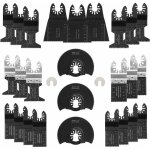 Zvd - 28 accessoires outils oscillants - lame scie universelle pour coupe angle - bois / m�tal / plastique ...