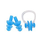 Lot de 3 bouchons d'oreille en silicone souple avec pince - nez étanche pour natation - surf et plongée ... Lot de 3 bouchons d'oreille en silicone souple avec pince - nez étanche pour natation - surf et plongée ...