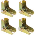Zvd - 4 pi�ces charni�res de pied de table pliante - raccord de jambe pliable pour meubles � m�canisme ...