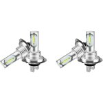 Zvd - 4x h7 led 6000k super blanc 110w 8000lm kit antibrouillard kit ampoules feux de croisement