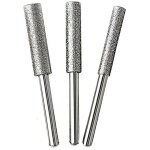 Zvd - aff�teuse de scie � cha�ne, 3 pi�ces, fraise cylindrique rev�tue de diamant 4 - 5. 5mm, aff�tage ...