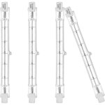Zvd - ampoules �co halog�nes r7s 118mm 400w 230v 5200lm blanc chaud 2700k ampoule de type j pour le travail, ...