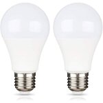 Zvd - ampoule led e27 9w 220v - blanc froid 6500k, �quivalent � 75w halog�ne, ac dc 12v 24v, lot de 2 ...