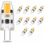 Zvd - ampoules led g4 dimmables 2w - �quivalent 20w halog�ne, lot de 10, blanc chaud, ac / dc 12 - 24v ...