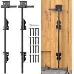 Zvd - barre de traction en rotin de 45, 7 cm, robuste, pour cl�ture en bois, portail en m�tal, but�e ...