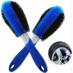 Zvd - brosse pour jantes en aluminium, kit de 2 brosses de nettoyage pour jantes, brosse pour jantes ...