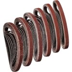 Zvd - courroie 10x330 mm - courroie abrasive - 40 / 60 / 80 / 120 / 180 / 240 - pour pon�age, polissage ...