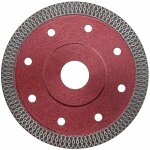 Zvd - disque de coupe diamant fin 115 mm rouge pour meuleuse d'angle coupe porcelaine, carrelage, granit, ... Zvd - disque de coupe diamant fin 115 mm rouge pour meuleuse d'angle coupe porcelaine, carrelage, granit, ...