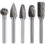 Zvd - fraise rotative carbure de tungst�ne - double coupe - tige 6mm - t�te 10mm - outil perceuse ponceuse ...