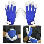 Zvd - gants de soudage, gant en cuir r�sistant � la chaleur pour soudeur tig / griller / barbecue / four ...