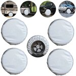 Zvd - housses pneus 4 pcs �tanches universelles - protection solaire - 24 - 26 pouces