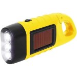 Zvd - lampe de poche rechargeable  manivelle  nergie solaire, lampe de poche  torche dynamo d'urgence ...