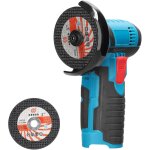 Zvd - petite meuleuse d'angle portable sans fil 12v - inclut 2 lames de scie - vendue sans batterie
