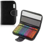 Zvd - pilulier semainier avec sacoche noire , 7 jours pilulier avec 28 compartiments pour vitamines, ...