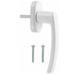 Zvd - poign�e de fen�tre et de porte en pvc, blanche