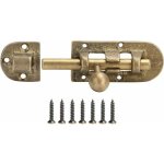 Zvd - serrure de quincaillerie pour porte en bois - loquet de porte ancienne en laiton, boucle coulissante, ...