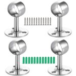 Zvd - support pour tringle � rideau - 4pcs, support de tube penderie, pour garde - robe, tringle � rideaux, ...