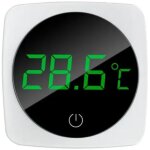 Zvd - thermomtre auto - adhsif lcd numrique pour aquarium, grand cran, moniteur de temprature pour ...