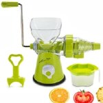 Centrifugeuse manuelle pour jus de fruits et de lgumes bloc de pulpe ventouse