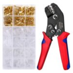 [jamais utilis]0. 5 - 2. 5 mm kit pince a sertir cosse electrique, pince  sertir les cosses de fils ...