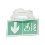 062554 baes d'�vacuation encastr� leds 45lm - 1h - legrand