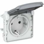 069571 plexus prise 2p + tt i / o gris - legrand