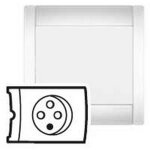 Legrand - 085640 - enjoliveur sagane opalis - prisinter cpl / ir, prise 2p / 2p + t