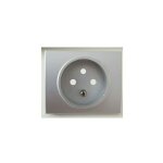 087540 enjoliveur sagane alumide prise 2p + t - legrand