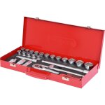 1 / 2' coffret de douilles, 24 pcs 6 pans