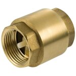 Invena - 1 1 / 4 (5 / 4) inch chèque laiton clapet anti - retour femelle avec insert plastique Invena - 1 1 / 4 (5 / 4) inch chèque laiton clapet anti - retour femelle avec insert plastique