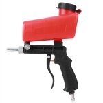 1 / 4 in pistolet de sablage, capacité 21lbs, 90psi 700cfm, mini sableuse pneumatique de pistolet de ... 1 / 4 in pistolet de sablage, capacité 21lbs, 90psi 700cfm, mini sableuse pneumatique de pistolet de ...