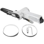 Snq - 1 / 4 po ponceuse  bande d'air, 16000rpm outil de polissage pneumatique avec ponceuse  bande ...