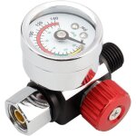 1 / 4' rgulateur de pression d'air, rgulateur de pression pneumatique, manomtre de pistolet de pulvrisatio ...