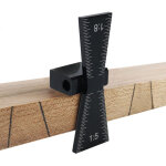 1:5 :8 gabarit gueue d'aronde en alliage d'aluminium jauge de marteau � gueue d'aronde guide de marquage ...