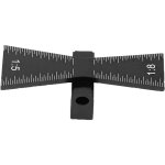 1:5 1:8 gabarit gueue d'aronde en alliage d'aluminium jauge de marteau  gueue d'aronde guide de marquage ...