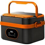 1. 5l gamelle chauffante, rechargeable lunch box chauffante electrique chauffe - repas auto - chauffant ...