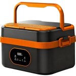 1. 5l gamelle chauffante, rechargeable lunch box chauffante electrique chauffe - repas auto - chauffant ...