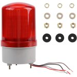 1 ampoule led rouge de signalisation d'urgence, gyrophare rotatif, 220 v ca