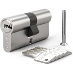 1 cylindre en laiton euro , serrure � cl� / barillet de70 avec 3 cl�s horizontales en laiton, anti - ...