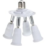 En 1 e27 porte - douille flexible s�parateur ampoule adaptateur convertisseur - b