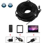 1 endoscope usb de 20 m�tres (5, 5 mm) avec cam�ra �tanche 720p pour l'inspection de canalisations automobiles ...
