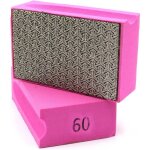 1 �ponge abrasive grain 60 ponceuse manuelle tampon de pon�age diamant pour poncer ou �bavurer des carreaux, ...