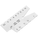 1 jauge de filetage en acier inoxydable, outil de contr�le de filetage � 29 degr�s