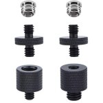 1 jeu d'adaptateurs filet�s pour tr�pied 1 / 4  vers 3 / 8 , adaptateur de tr�pied de 3 / 8  � 1 / 4 , ...