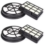1 jeu de filtres d'aspirateur pour aspirateurs bosch bgc05aaa1 / bgs05a220 / bgs05aaa2 (2 filtre d'entr�e ...