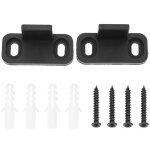 1 jeu de guides de rail infrieurs monts au sol pour porte de grange, guides de sol pour porte coulissante ...