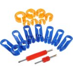 1 jeu de tuyaux de climatisation de voiture sans collier de serrage, cl coupante, kit de charge de climatisat ...
