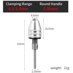 1 mandrin de perceuse, visseuse sans cl�, visseuse � percussion, adaptateur pour micromoteur �lectrique, ...