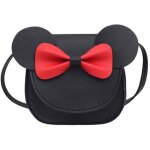 1 mini sac  bandoulire pour petites filles, porte - monnaie avec joli n?ud papillon